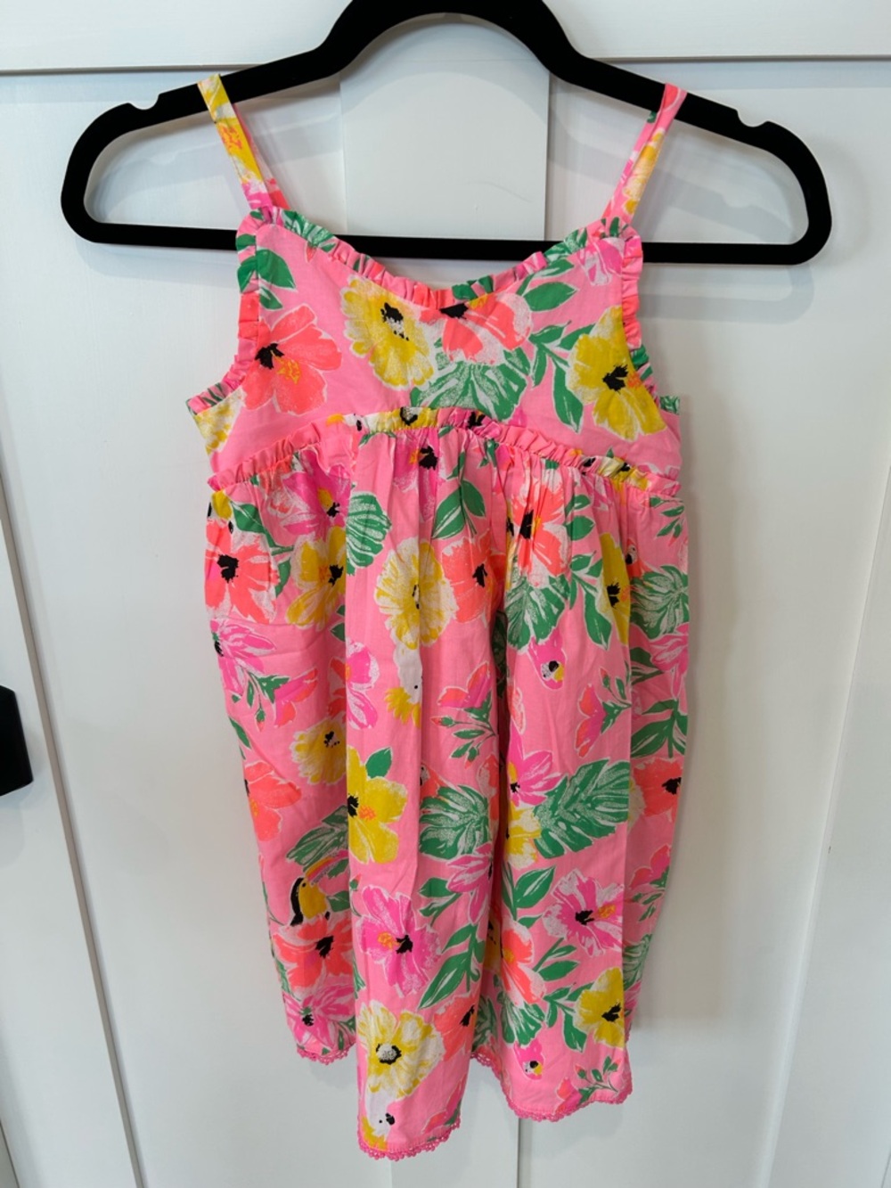 Tommy Bahama | Girl’s Pink Floral Sundress (NWOT) Size 7